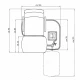 Unit oftalmologic PANVISUS ONETTE FISO cu platan pentru un instrument 