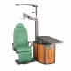Unit oftalmologic PANVISUS DUO FISO cu platan rotativ pentru doua instrumente 