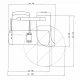 Unit oftalmologic PANVISUS DUO FISO cu platan rotativ pentru doua instrumente 