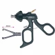 Pensa de prehensiune BABCOCK, actiune dubla, maner ergonomic uni cu clichet, buton on/off, cu HF, pivotant, demontabil, falci 20mm, D5mm, L360mm 