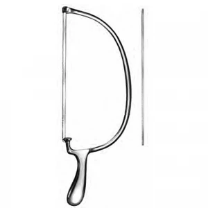 Set fierastrau amputatie BIER, 3 lame de 4/6/8mm, L40.5cm 