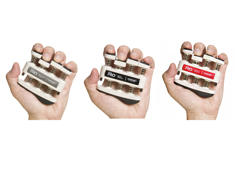 Flexor palmar PROHANDS  rosu, rezistenta 3.5kg