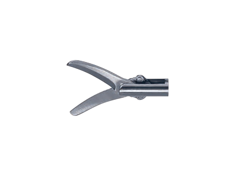 Insertie foarfeca METZENBAUM, actiune dubla, curba, falci 17mm, D5mm, L360mm 