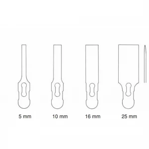 Lama interschimbabila osteotom pentru manerul 33676-01, L8.5mm,  varf 5mm