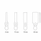 Lama interschimbabila osteotom pentru manerul 33676-01, L8.5mm,  varf 5mm