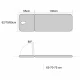 Canapea consultatie, mecanica  190x62x65-75cm