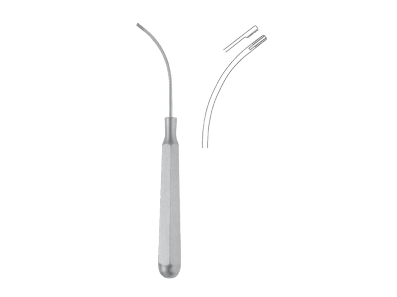 Raspel nazal DINGMAN, curb, L15cm,  spre dreapta (Fig 2)