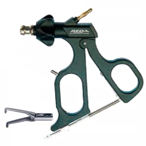 Pensa de prehensiune MIXTER, actiune dubla, maner ergonomic uni cu clichet, maneta on/off, cu HF, pivotant, demontabil, unghiulara 90grd, falci 20mm, D5mm, L360mm 