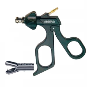 Pensa biopsie, cu ac central, actiune dubla, ascutita, maner ergonomic, cu HF, pivotant, demontabil, falci 8mm, D5mm, L360mm 
