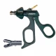 Pensa biopsie, cu ac central, actiune dubla, ascutita, maner ergonomic, cu HF, pivotant, demontabil, falci 8mm, D5mm, L360mm 