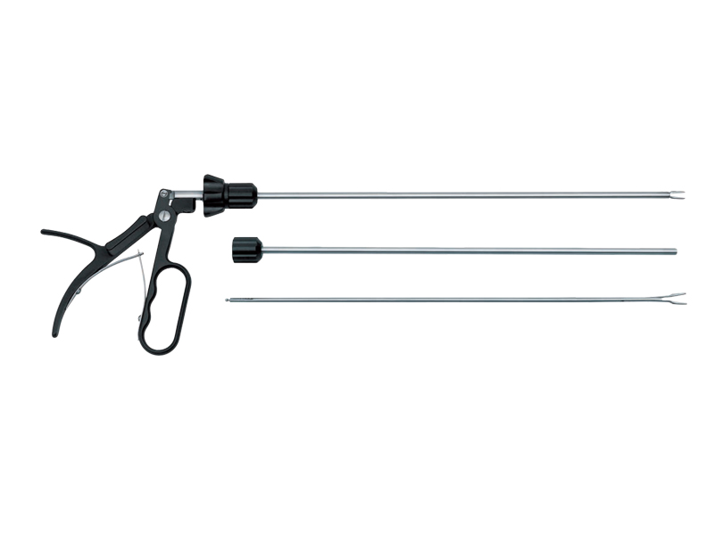Clip aplicator pentru cleme de titan PILLIN, dimensiuni medii, actiune dubla, D5mm, L330mm 