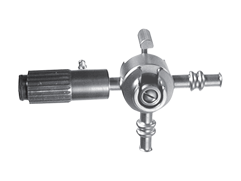Maner cu valva pentru electrozi, cu 2 directii , adaptor pivotant, conector HF 