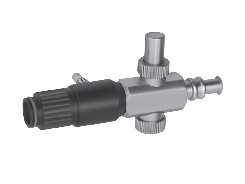 Maner cu valva tip trompeta pentru electrozi, adaptor pivotant, conector HF 