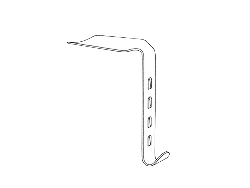 Lama retractor KIRSCHNER, 98x50mm 