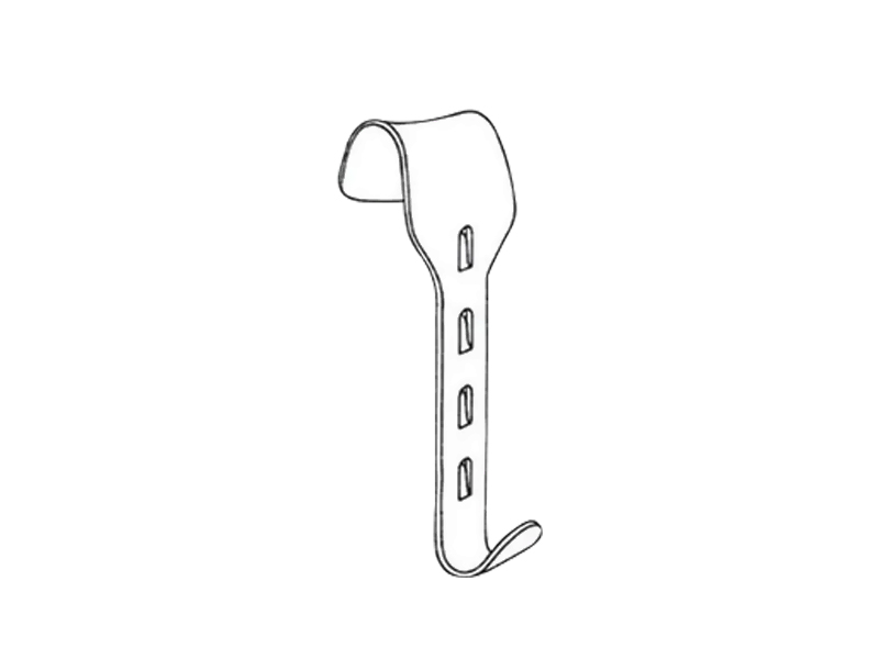 Lama retractor abdominal KIRSCHNER, 40x55mm 