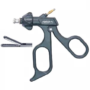Pensa de prehensiune DAVIS&GEEK, cu rezervor, actiune singulara, maner ergonomic uni fara clichet, cu HF, pivotant, demontabil, falci 21.5mm, D5mm, L330mm 