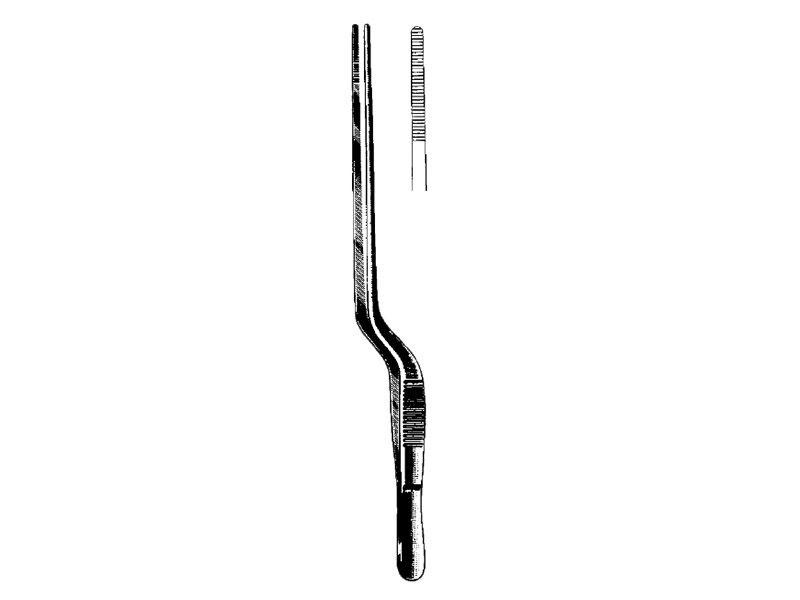 Pensa nazala JANSEN-GRUENWALD, forma de baioneta, L18cm 