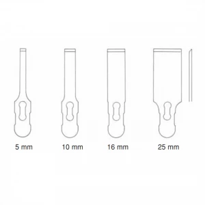 Lama interschimbabila dalta pentru manerul 33676-01, L8.5mm,  varf 5mm