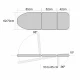 Scaun recoltare, electric, 1 motor  179x70x53-85cm
