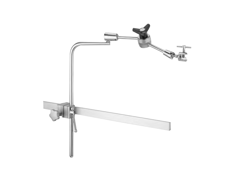 Sistem braț fixare, cu suport pentru retractor, stativ tip L, capacitate de ridicare 10kg, 470x170mm 