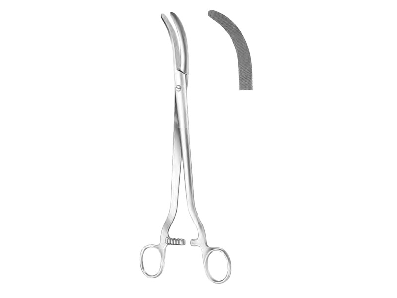 Pensa histerectomie WERTHEIM, curba, L25.5cm 