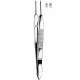 Pensa pentru iris MOD. BONN, cu platforma, 1x2 dinti, varf 0.12mm, L10cm 