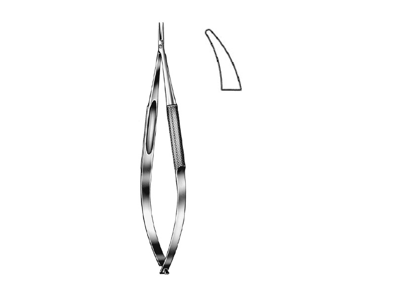 Portac BARRAQUER, neted,  curb, cu clichet, L14cm