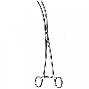 Clema anevrism aortic DE BAKEY, curba,  L26cm