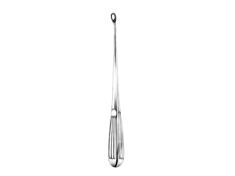 Chiureta osoasa BRUNS, dreapta, L23cm,  varf 4.3mm (Fig 1)