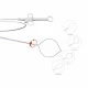 Ansa polipectomie, la cald, forma ovala, UF, rotatie sincrona, D2.3mm, L2300mm  latime bucla 20mm