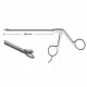 Punch artroscopie, varf oval 5.8mm, deschidere 4mm, L130mm,  curb 15grd la dreapta