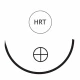 Ac chirurgical HRT, steril, rotund 1/2, corp circular, trocar point  L30mm, set 12buc