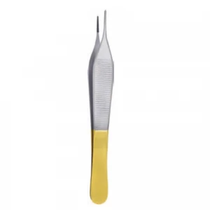 Pensa chirurgicala ADSON, micro, 1x2 dinti,  cu TC, L12cm