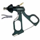 Pensa disectie MARYLAND, actiune dubla, curba, atraumatica, maner ergonomic uni cu clichet, cu HF, pivotant, demontabil, falci 17.5mm, D5mm, L360mm 