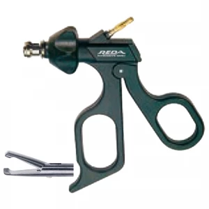 Pensa prehensiune MAHNES, actiune singulara, zimtata, maner ergonomic uni fara clichet, cu HF, pivotant, demontabil, falci 11mm, D5mm,  L360mm