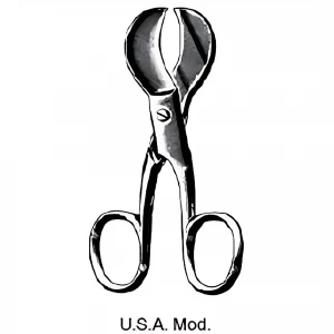 Foarfeca ombilicala MOD. USA, L10.5cm 