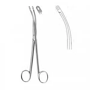 Pensa calcul renal HEIMING, curba, L17cm 