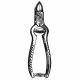 Cleste pentru unghii TURNBULL,  L13.5cm