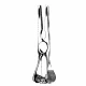Clema bulldog GLOVER, atraumatica,  curba, L8.5cm