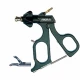 Portac, cu TC, curb stanga, maner ergonomic uni cu clichet, maneta on/off, cu HF, pivotant, demontabil, falci 11mm, D5mm,  L330mm