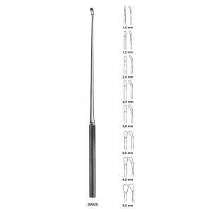 Bisturiu pentru tumori SAMII, varf 1mm, L200mm 