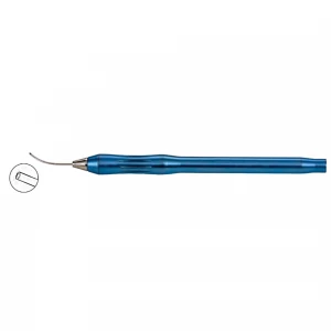 Irigator bimanual BURRATO, titan, curb, 23G 