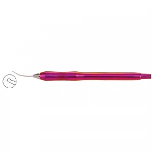 Instrument de aspirare BURRATOR, titan, curb, 23G 