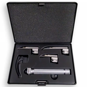 Set laringoscop cu 3 lame MILLER Nr. 00-0-1, pediatric 
