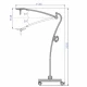 Lampa scialitica EMALED 200F, stativ mobil 