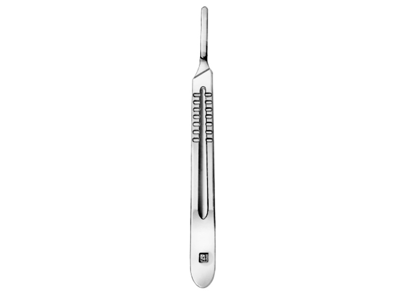 Maner bisturiu, drept, L13.5cm (Fig 4) 