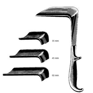 Valva vaginala DOYEN, usor concava, L24cm,  55x45mm (Fig 1)