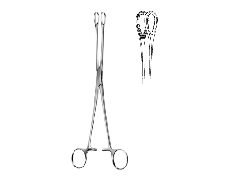 Pensa port-tampon FOERSTER,  dreapta, serata, L18cm