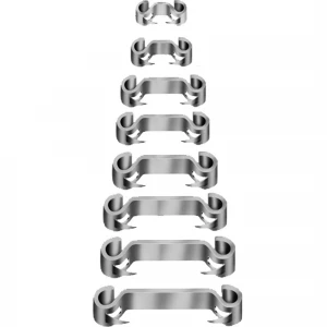 Clipuri MICHEL, set 1000buc,  7.5x1.75mm