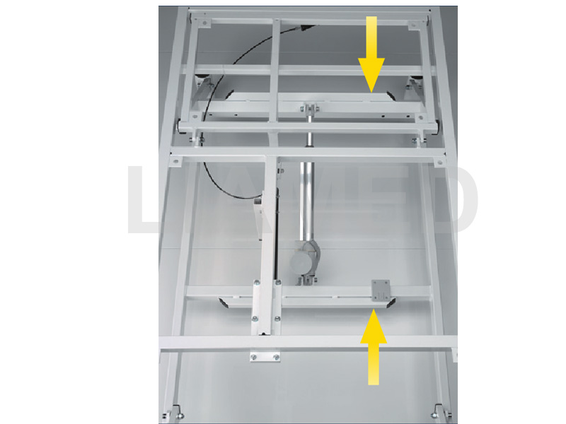 Canapea kinetoterapie BOBATH JR, electrica, 1 motor, cu roti 
